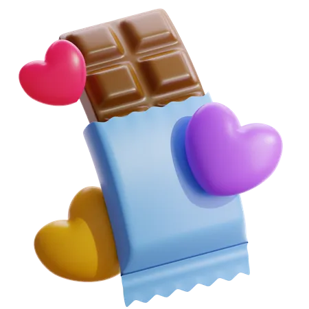 Chocolate Bar  3D Icon