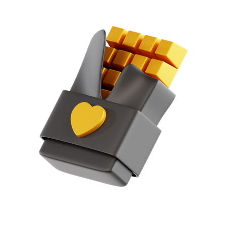 Chocolate Bar  3D Icon