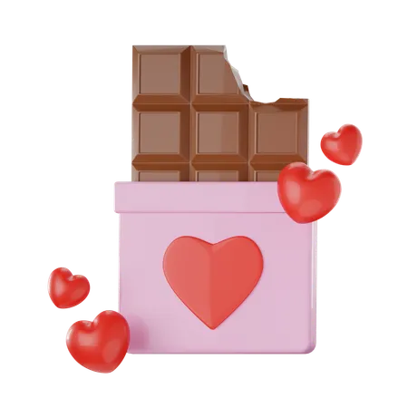 Chocolate Bar  3D Icon