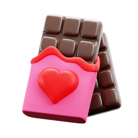 Chocolate Bar  3D Icon