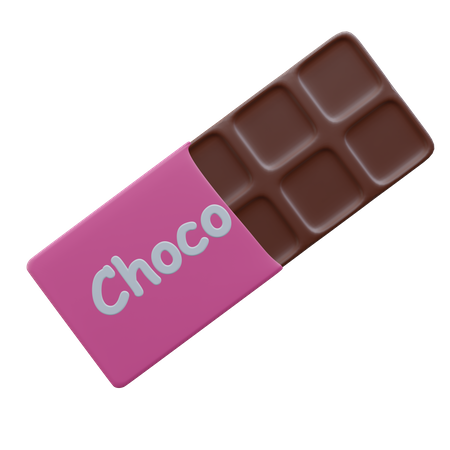 Chocolate Bar  3D Icon