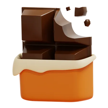 Chocolate Bar  3D Icon