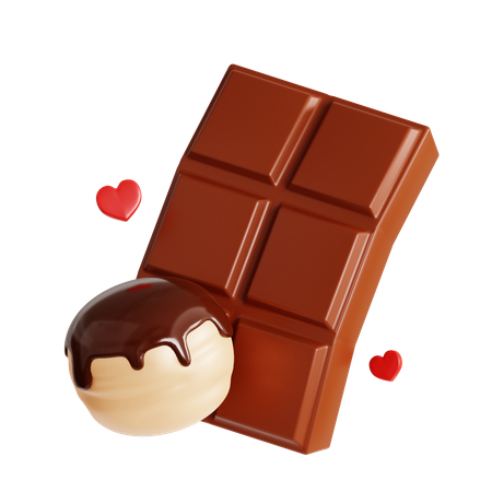 Chocolate Bar  3D Icon