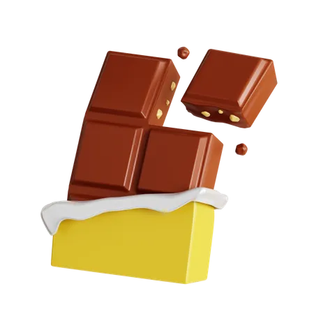 Chocolate Bar  3D Icon