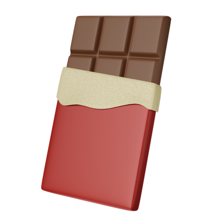 Chocolate Bar  3D Icon