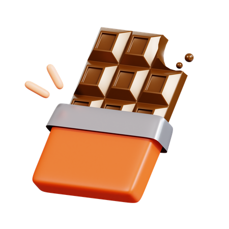 Chocolate Bar  3D Icon