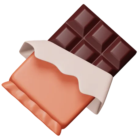 Chocolate Bar  3D Icon