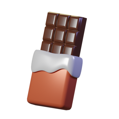 Chocolate Bar  3D Icon