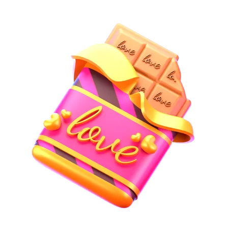 Chocolate Bar  3D Icon