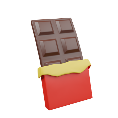 Chocolate Bar  3D Icon