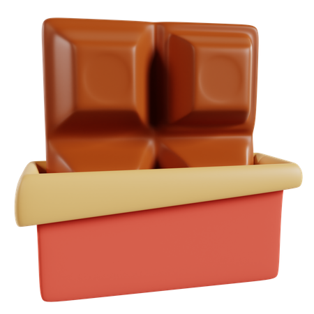 Chocolate Bar  3D Icon