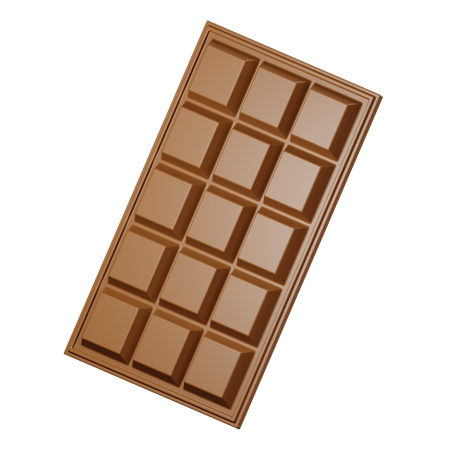 Chocolate Bar  3D Icon