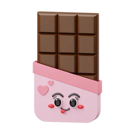 Chocolate Bar  3D Icon