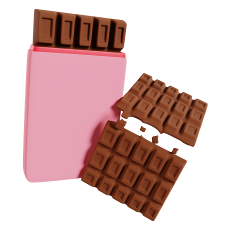 Chocolate Bar  3D Icon