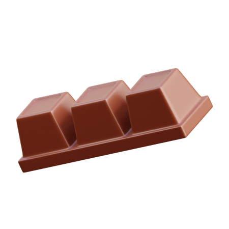 Chocolate Bar  3D Icon