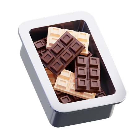 Chocolate Bar  3D Icon