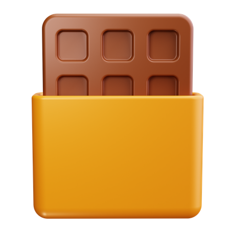 Chocolate bar  3D Icon