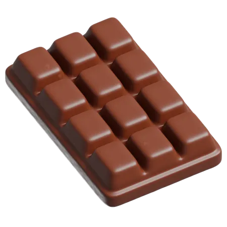 Chocolate Bar  3D Icon