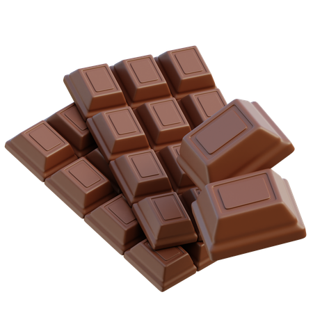 Chocolate Bar  3D Icon