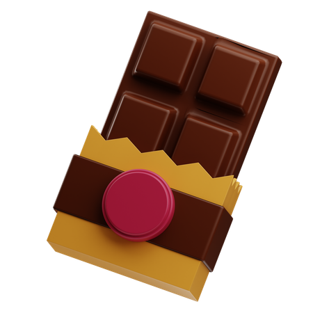 Chocolate Bar  3D Icon