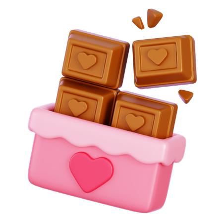 Chocolate Bar  3D Icon