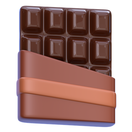 Chocolate Bar  3D Icon