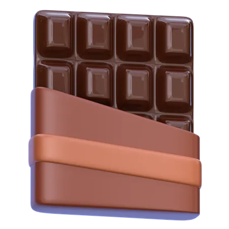 Chocolate Bar  3D Icon