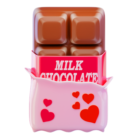 Chocolate Bar  3D Icon