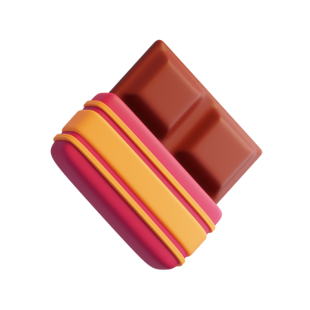 Chocolate Bar  3D Icon