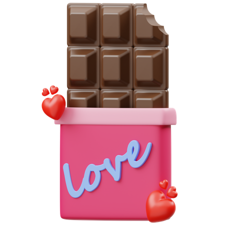 Chocolate Bar  3D Icon