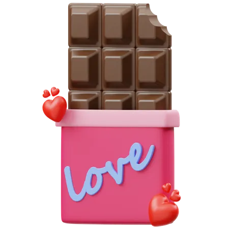 Chocolate Bar  3D Icon