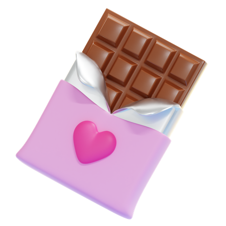 Chocolate Bar  3D Icon
