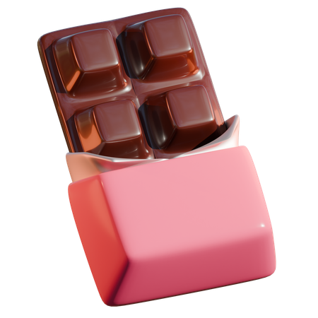 Chocolate Bar  3D Icon