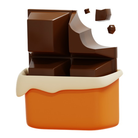 Chocolate Bar  3D Icon