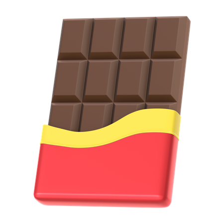 Chocolate Bar  3D Icon