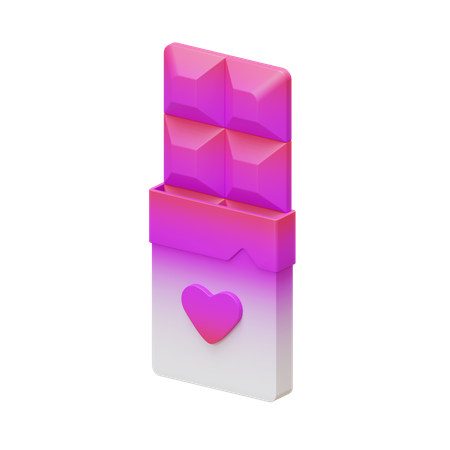 Chocolate Bar  3D Icon