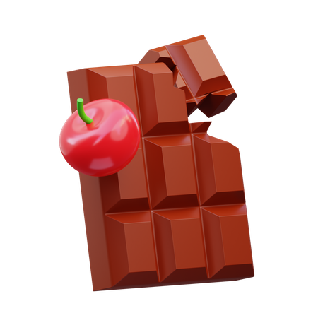 Chocolate Bar  3D Icon