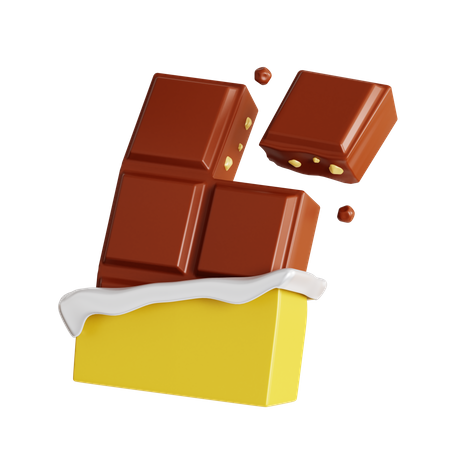 Chocolate Bar  3D Icon