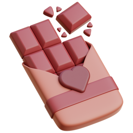 Chocolate Bar  3D Icon