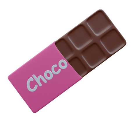 Chocolate Bar  3D Icon