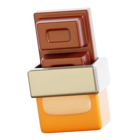 Chocolate Bar  3D Icon