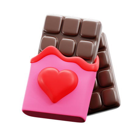 Chocolate Bar  3D Icon