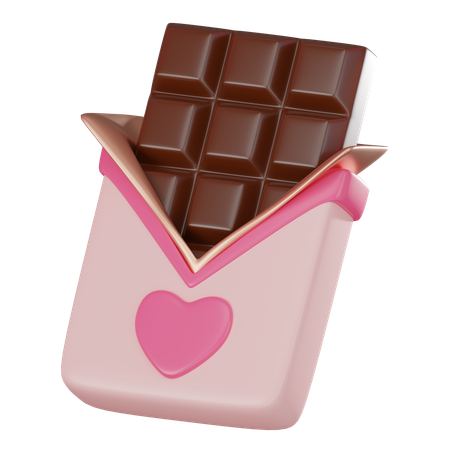 Chocolate Bar  3D Icon
