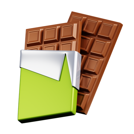 Chocolate Bar  3D Icon