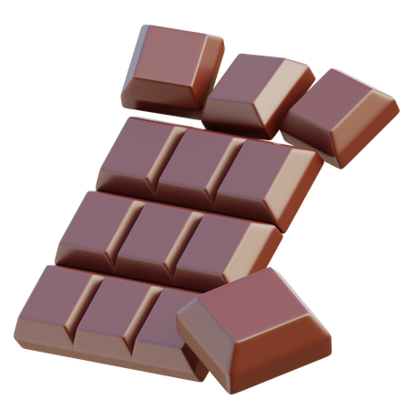 Chocolate Bar  3D Icon