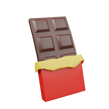 Chocolate Bar  3D Icon