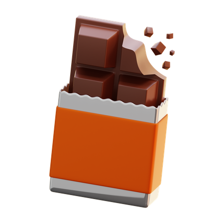 Chocolate Bar  3D Icon