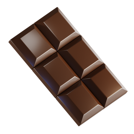 Chocolate Bar  3D Illustration