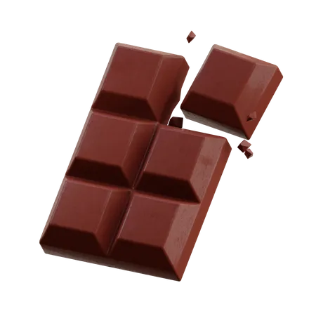 Chocolate Bar  3D Illustration