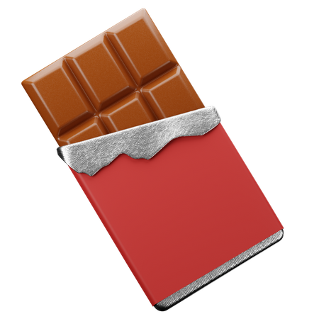 Chocolate Bar  3D Illustration